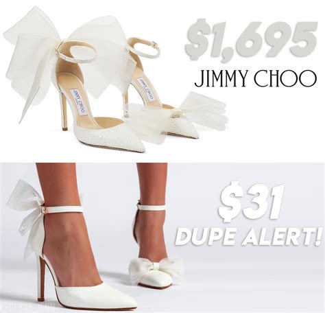 jimmy choo dupe wedding shoes|jimmy choo bridal heels.